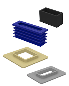 Ventouses Rectangulaires