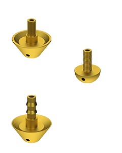 Tête d'aspiration pour coupelles