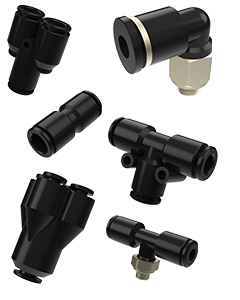 Raccords en Laiton nickelé technopolymère