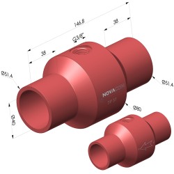 Venturi Transport Pneumatique Série TP - Øint 40MM