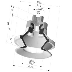 Ventouse 1.5 Soufflets Série 91 Ø 31,8MM