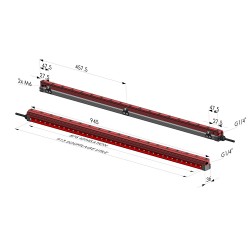 Rideau d'air ionisant Série RA ION 875 - L 945MM