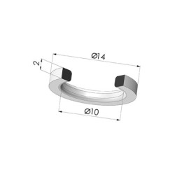 Bague de Renfort - Øext 14MM - Øint 10MM