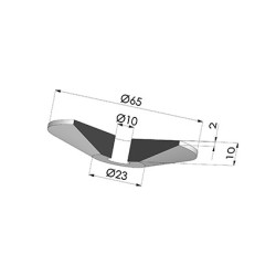 Coupelle Série COUP Ø 65MM
