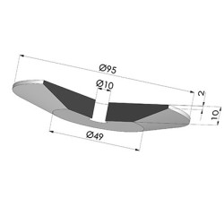 Coupelle Série COUP Ø 95MM