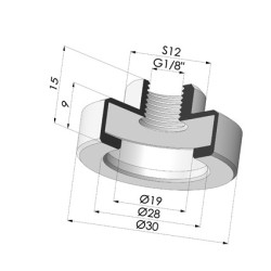 Insert Serti Femelle 1/8G