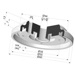 Insert Serti Femelle 1/8G
