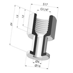 Insert Serti Femelle G1/4"