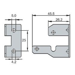 Supports pour Vacuostat - Pressostat - Afficheur