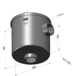 Filtre Vide Cuve Acier Série FVA - F 5µm