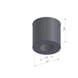 Cartouche pour Filtre FVA 114 G - Øext 125MM
