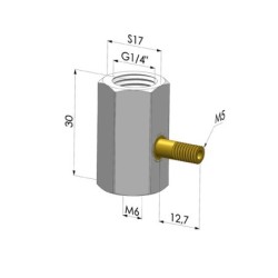 Venturi de Estágio Único Série VM - 80% de Vácuo
