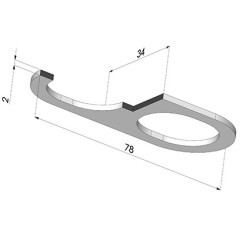 Renfort Soufflet Ventouse 4BO 78x34MM
