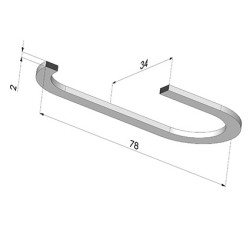 Renfort Soufflet Ventouse 4BO 78x34MM Ouvert