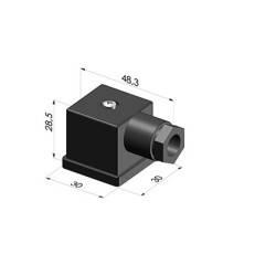 Connecteur pour Bobine DB Série AM