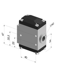 Vanne à Vide Série AG - 1/4G