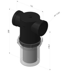 Filtre cuve plastique série FV PI - Filtration 10µm