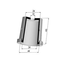 Membrane - Øext 44MM - Øint 34MM - H 45MM