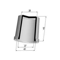 Membrane - Øext 45MM - Øint 37MM - H 45MM