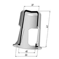 Renfort pour MEM 53x44x66 - Øext 53MM