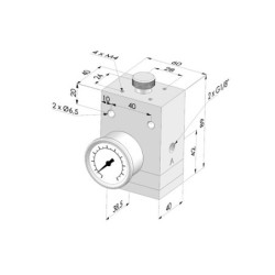Régulateur de Vide Série RV - Øvide G1/8"