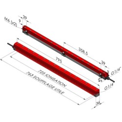 Rideau d'air ionisant Série RA ION 725 - L 795MM