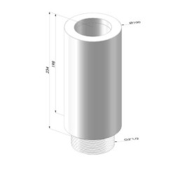 Silencieux Débouchant Série SIL - G2-1/2"