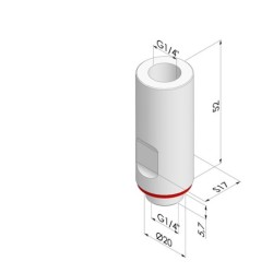 Tube prolongateur creux TPC A152
