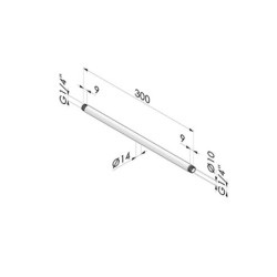 Rallonge de soufflette SF -- G -- en aluminium