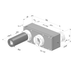 Venturi Multiestágios Série VME - 90% de Vácuo
