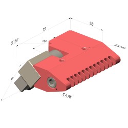 Buse de Soufflage à Jet Plat Série BJP EV - 1/4G