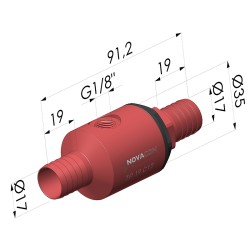 Venturi Transport Pneumatique Série TP - Canule Ø17mm
