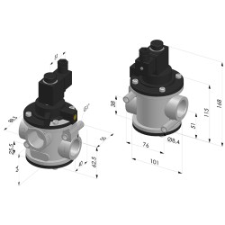 Vanne à Vide Série AG - 1"G