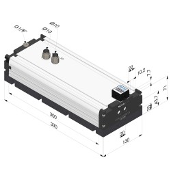 Caisson à vide avec bande mousse - Série CVM Edition - 75% Vide - 130X300