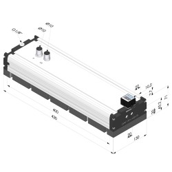 Caisson à vide avec bande mousse - Série CVM Edition - 75% Vide - 130X400